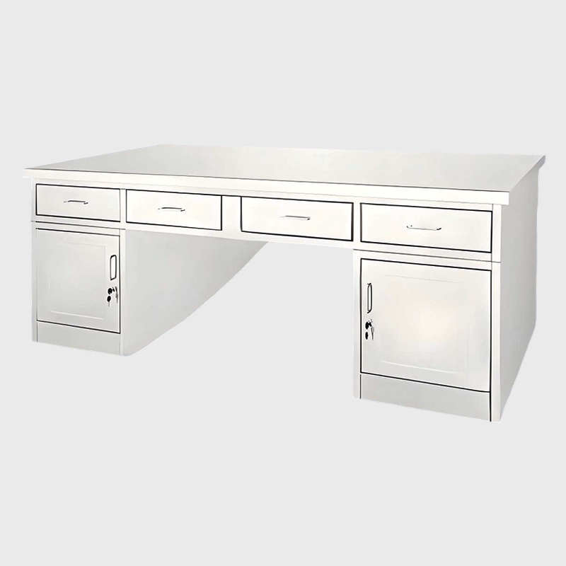 Krankenhaus-Werkbank aus Edelstahl mit Schubladen