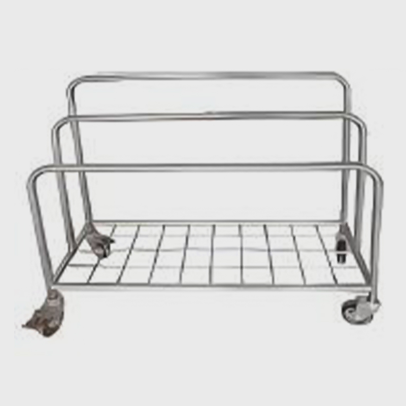 Papierspenderwagen aus Edelstahl